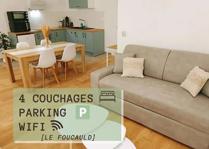 Apartmán Le Foucauld 4 Canapes, Parking, Wifi